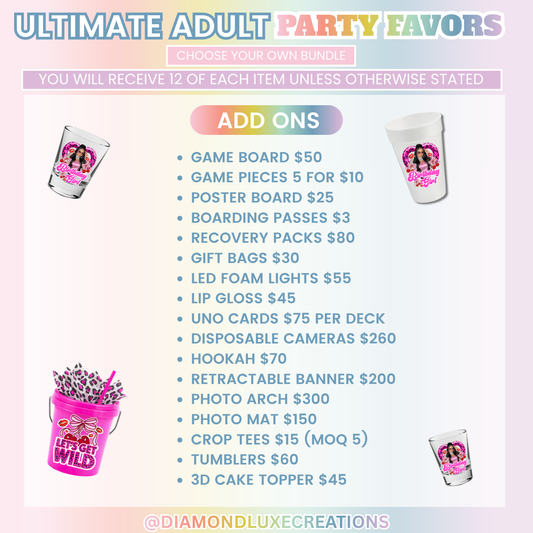 Adult Party Favors Add-Ons