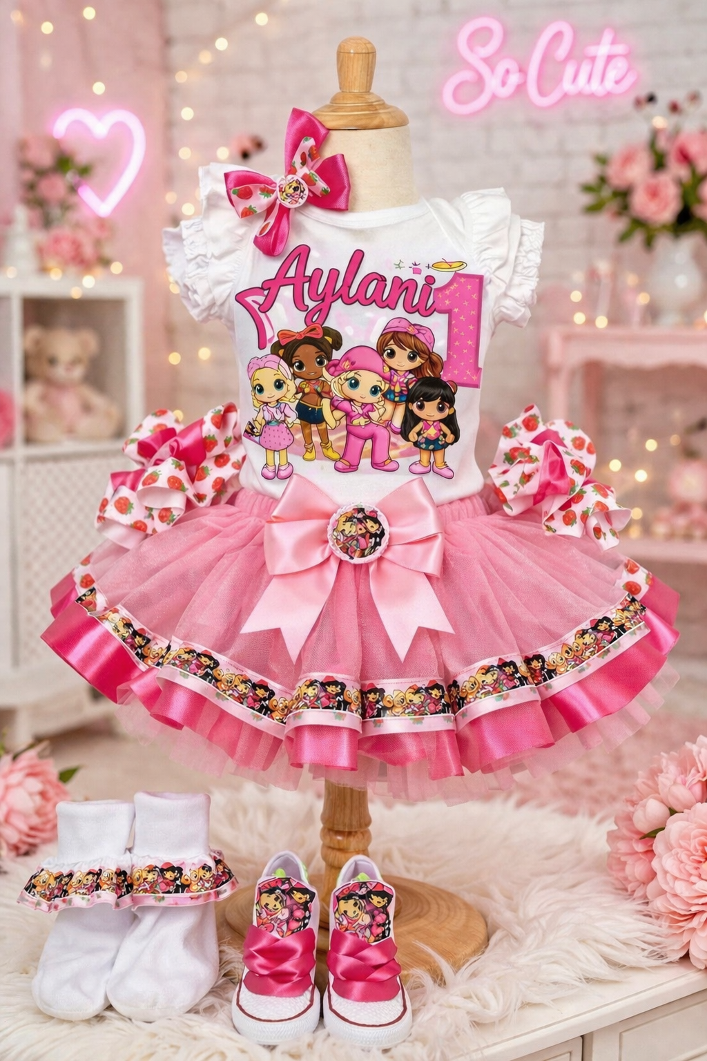 Tutu & Denim Set