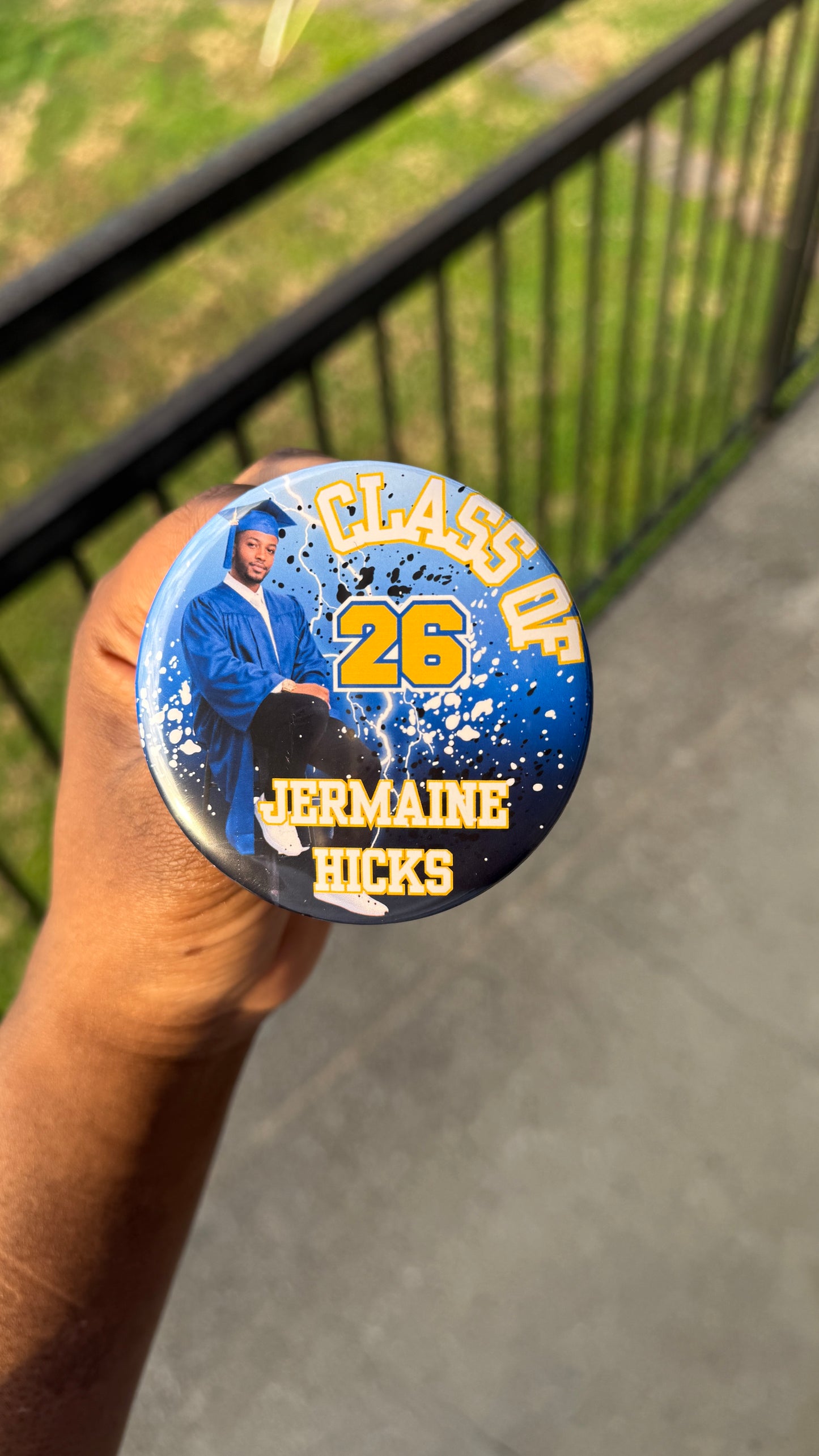 Custom Graduation Buttons (3 inch)