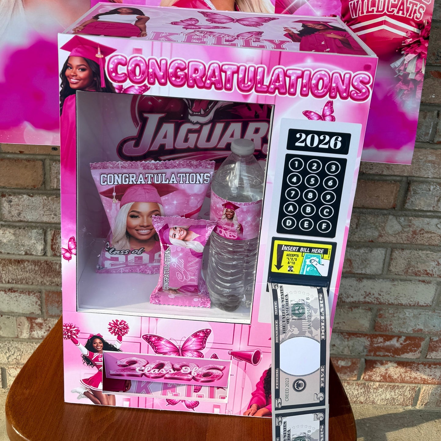 Custom Graduation Vending Machine