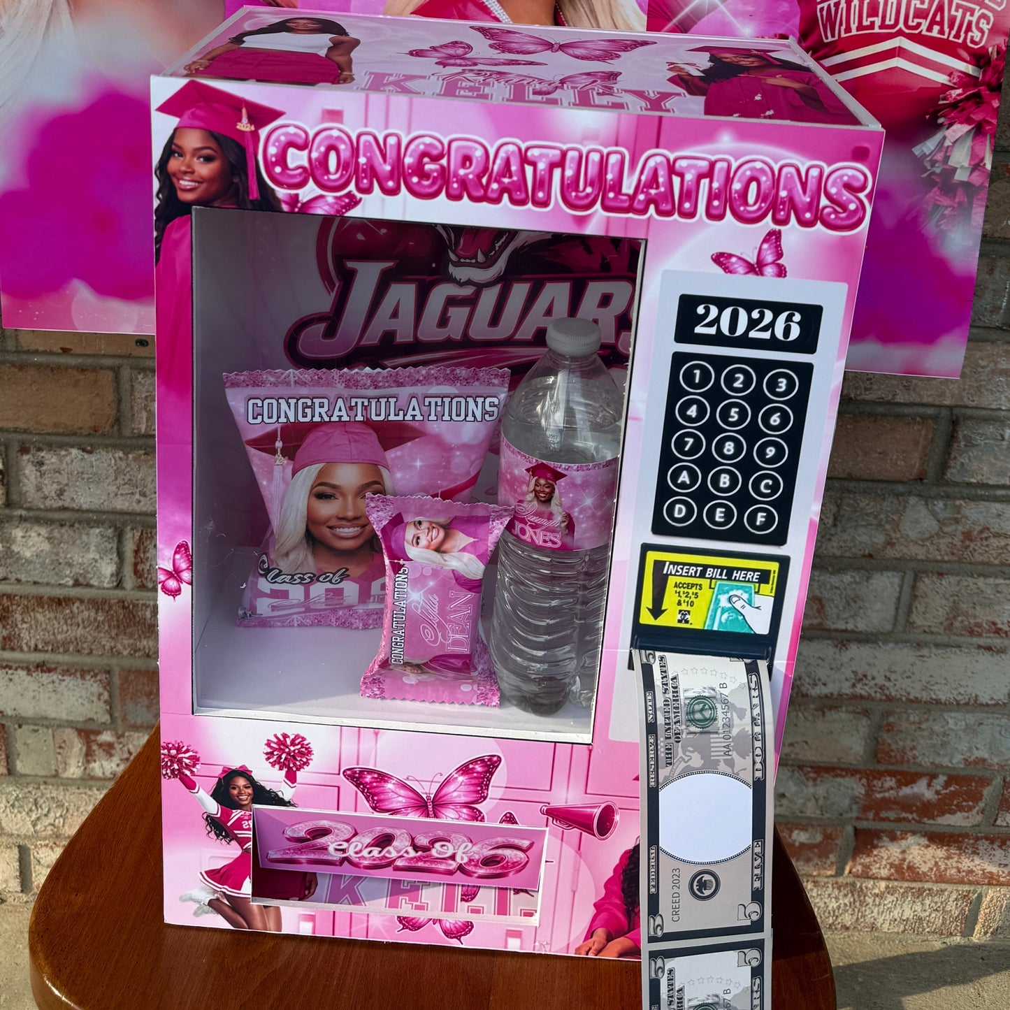 Custom Graduation Vending Machine