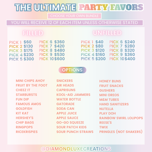 Custom Party Favors