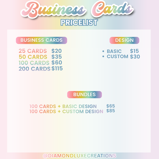 Custom Business Cards & Design