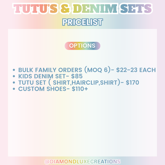 Tutu & Denim Set